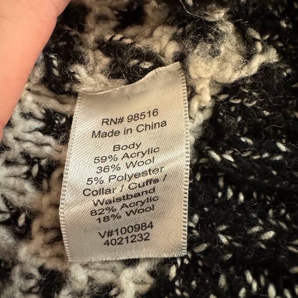 Coldwater Creek Woman's Size XL Cowl Neck Wool Blend Gray Sweater - Picture 4 of 4